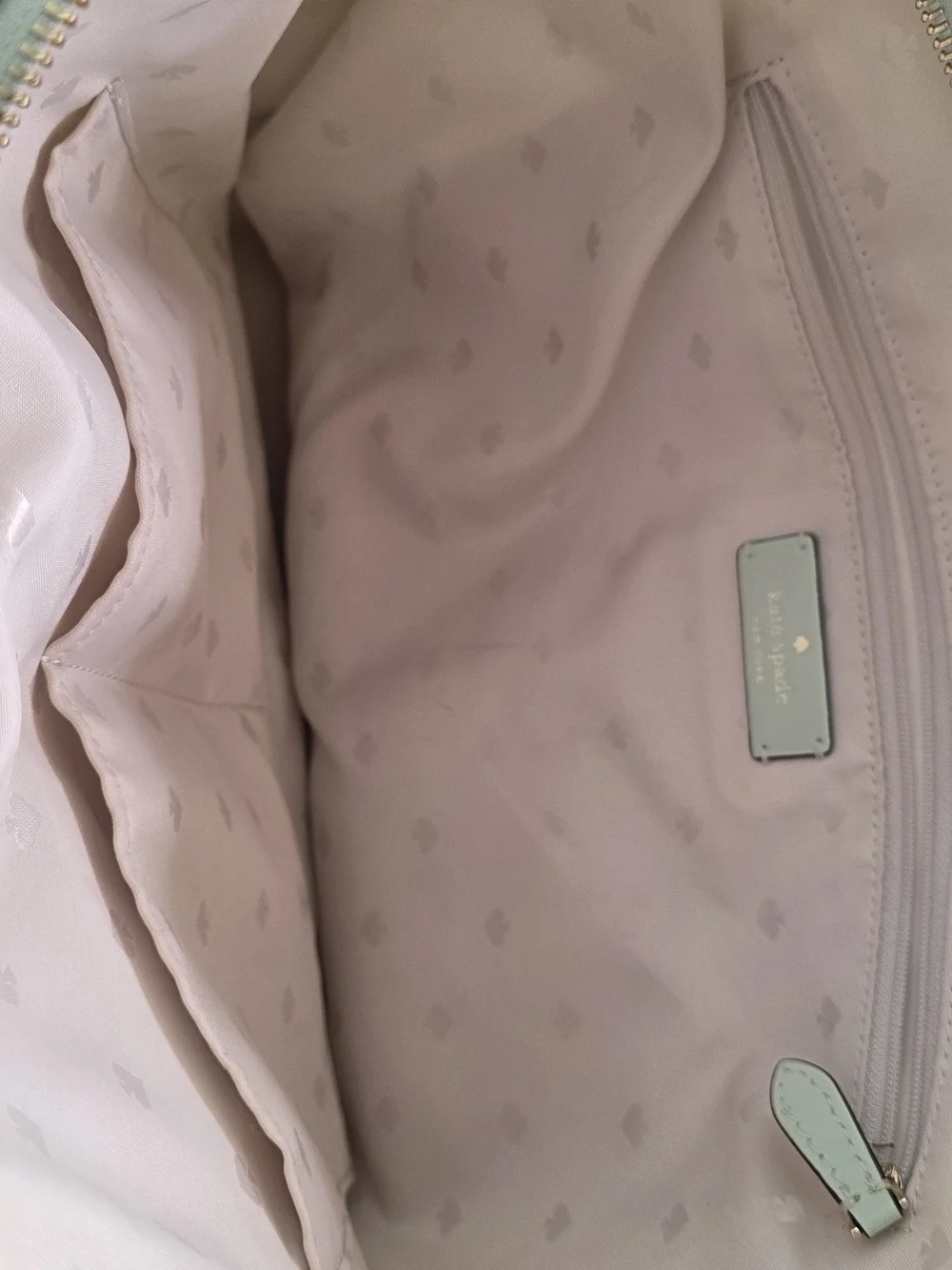 kate spade Light Green Tote Bag
